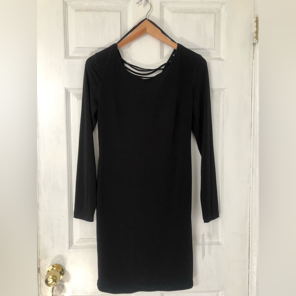 City studio stretch black dress